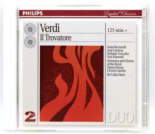 Verdi trovatore carreras - il,
