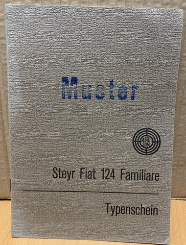 Typenschein certificato - typenschein,