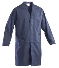 Camice da lavoro uomo cotone poliestere blu leggero