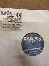 VINILE RARO Kaos One ( Quando vengo a prenderti Rmx '98 )  INTROVABILE!!!!