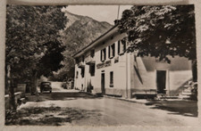 CARTOLINA PRATO SORNICO SVIZZERA RISTORANTE AL PONTE AUTO EPOCA VIAGGIATA 1955
