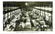 * TERNI : Acciaieria - Officina Finimento Corazze * Viaggiata 1917