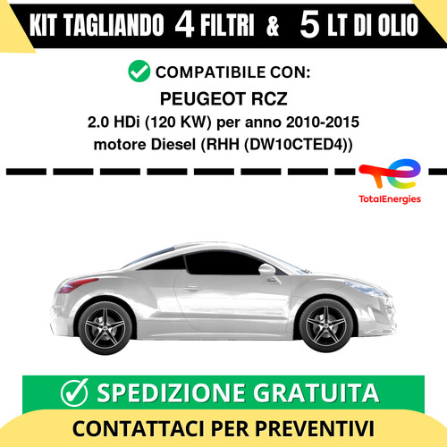 Tagliando per peugeot - tagliando, rcz