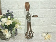 ANTICO FRULLINO SBATTIUOVA D'EPOCA IN FERRO VINTAGE 