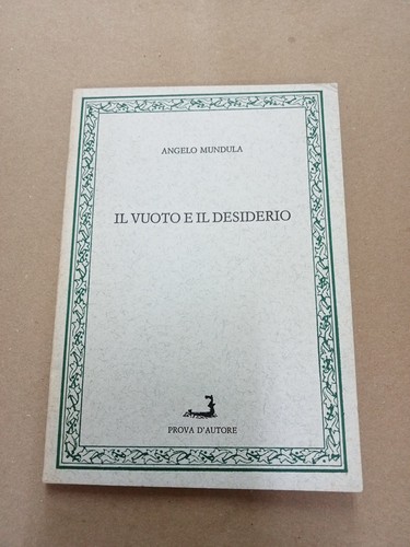 Mundula angelo vuoto - angelo,, il