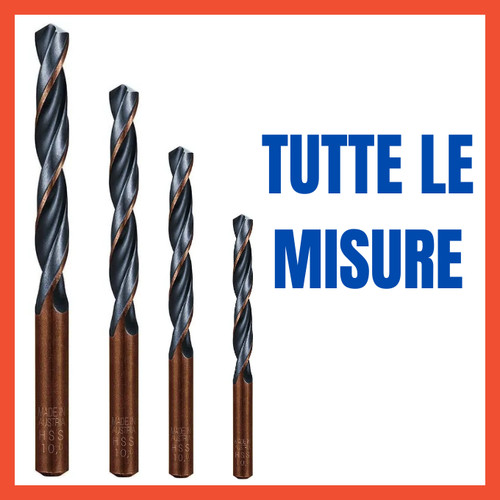 Punte trapano per - ferro, ghisa