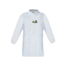 grembiule scuola bimbo asilo con bottoni bianco e celeste art. 702