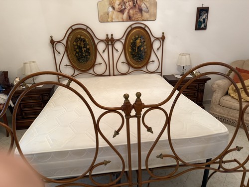 Antico letto matrimoniale del - antico,