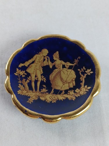 Vintage limoges cobalt blue - vintage,