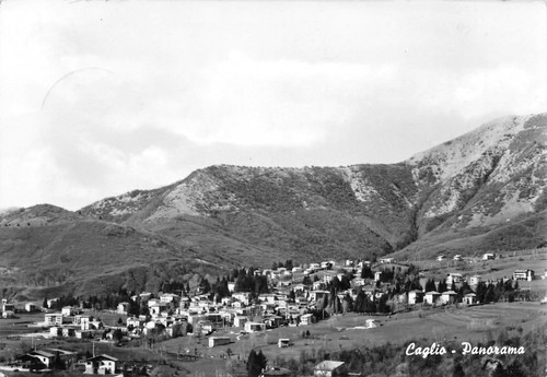 Cartolina caglio panorama - caglio,
