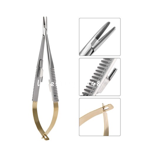 Pinza porta aghi - , castroviejo