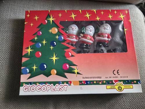 Luci natale vintage babbo - di,