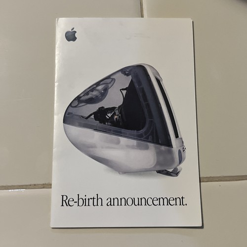Brochure vintage apple imac - brochure,