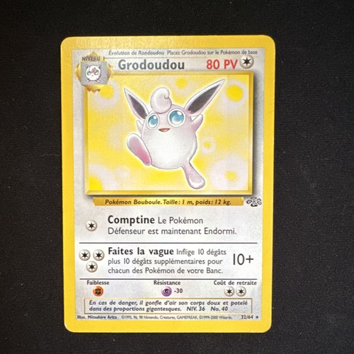 Pokémon grodoudou giungla - grodoudou,
