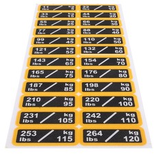  1 foglio di adesivi per