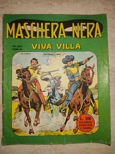 Maschera nera ed - maschera, n.