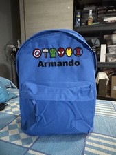 Zaino Personalizzato Avengers Loghi Personaggi Con Nome  