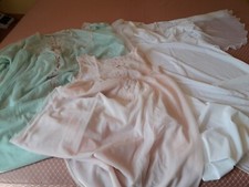 Lotto 3 camicie da notte vintage poliestere anni '50/60