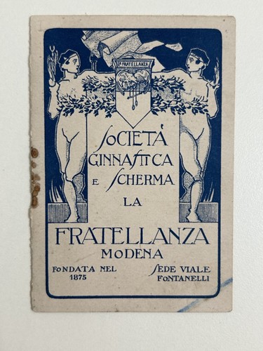 1926 tessera sport societa - tessera,