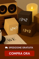 Sveglia da Comodino Cubo