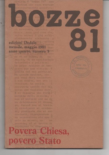 1981 bozze povera - -,