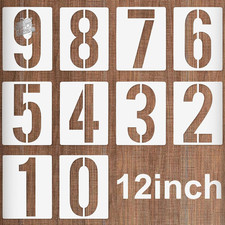 30cm numeri stencil grandi a - 30cm,
