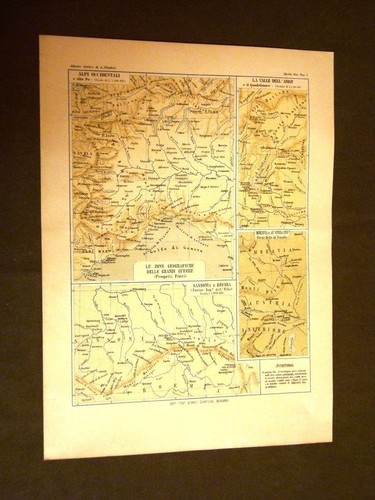 Carta cartina estratta - , da