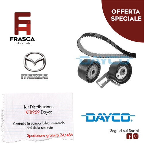 Kit distribuzione dayco mazda - kit,