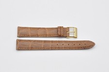 Cartier, original Light brown alligator strap 16mm (14mm buckle)