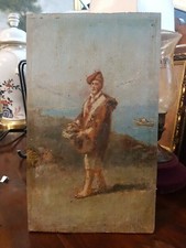 Dipinto olio su tavola -