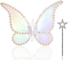 Ali Da Fata Donna Ali Angelo Winx Adulto Vestito Carnevale Bambina Farfalla Fair