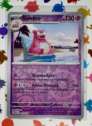 Pokemon slowbro reverse foil - pokemon,