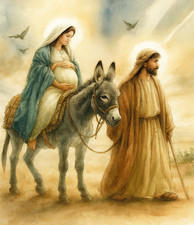 PUNTO CROCE HOLY FAMILY CHRISTMAS MADONNA ASINO NASCITA SU USB DVD MICRO SD