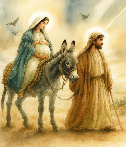 Punto croce holy - punto, family