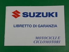 LIBRETTO TAGLIANDI GARANZIA