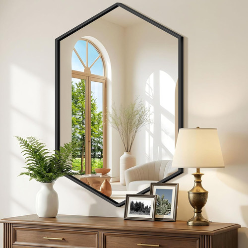Specchio esagonale 24x36 - specchio,