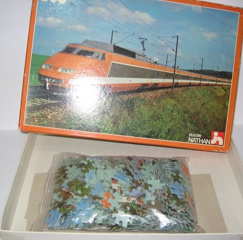 Puzzle rare nathan 500 tgv - ,