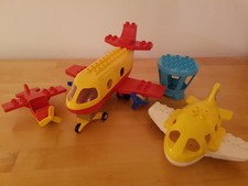 (A7) Lego Duplo Set Aereo 3x Aereo con Torre