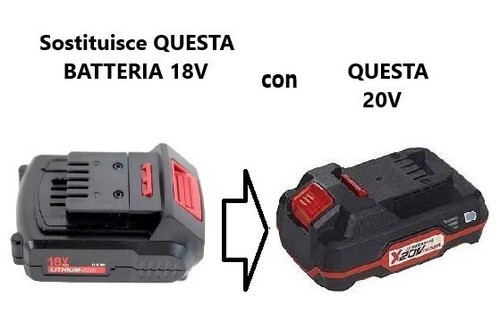 Adattatore batteria parkside - batteria,