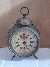 PREGEVOLE ANTICA SVEGLIA -ALLARME FUNZIONANTE-OROLOGIO DA VERIFICARE