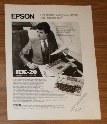 Rara pubblicità epson 20 - rara,