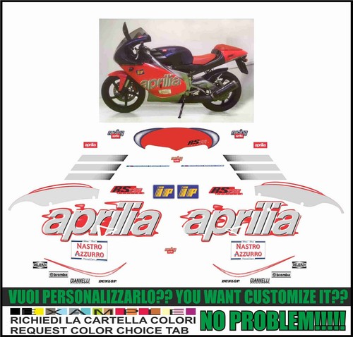 Adesivi 125 1999 replica - rs,
