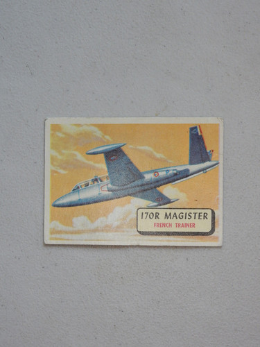 1957 topps airplane - topps, trading