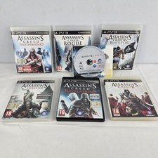 Lotto 7 giochi Assassin’s Creed Ps3 completi di scatola e manuale PAL
