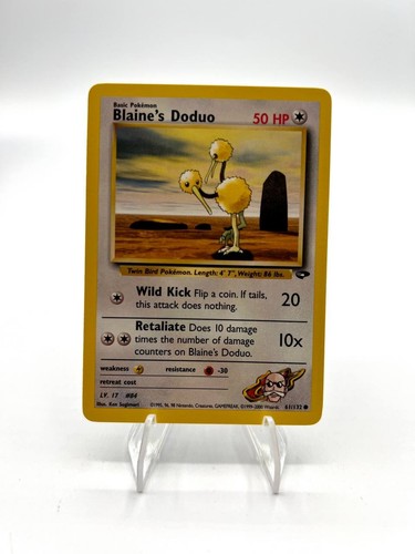 Carta pokemon blaine doduo - pokemon, blaine's