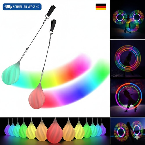 Led poi balls set - led, 2