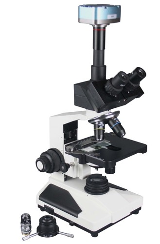 Microscopio medico trinoculare