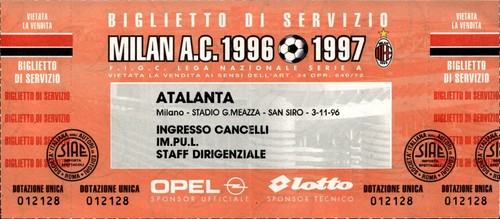 Biglietto stadio milan c - biglietto,