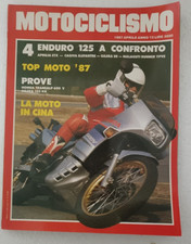 Motociclismo 4 1987 - Aprilia ETX Cagiva Elefantre Gilera ER - Honda Transalp