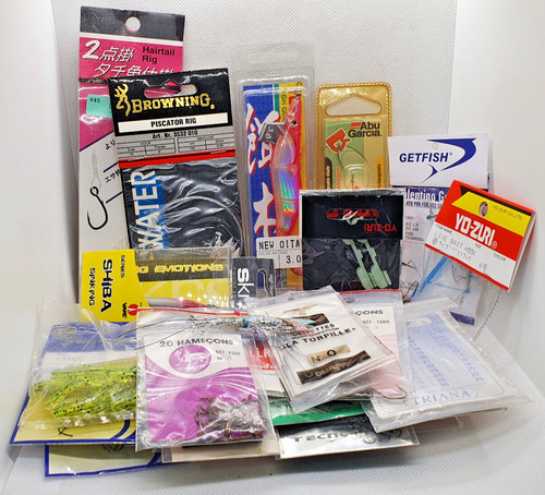 Lotto stock materiale pesca - materiale, da